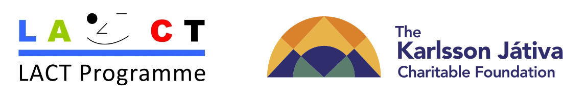 LACT and KJCF logos